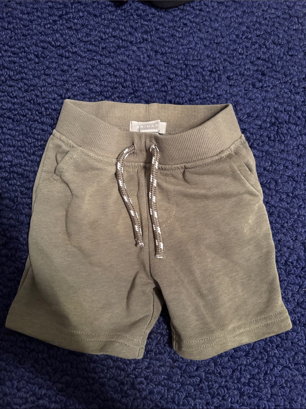 Primark Olive Green Baby boy Drawstring Athletic Shorts